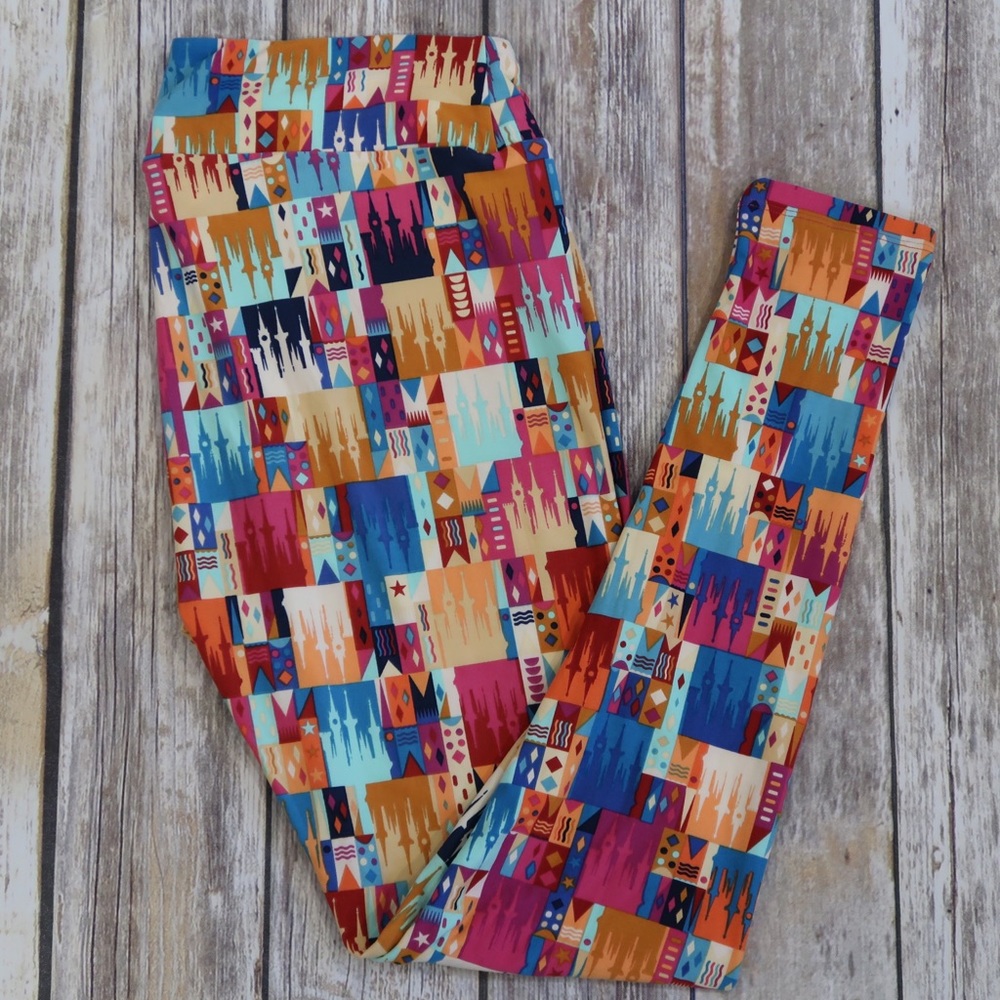 LuLaRoe Disney Castle leggings- TC